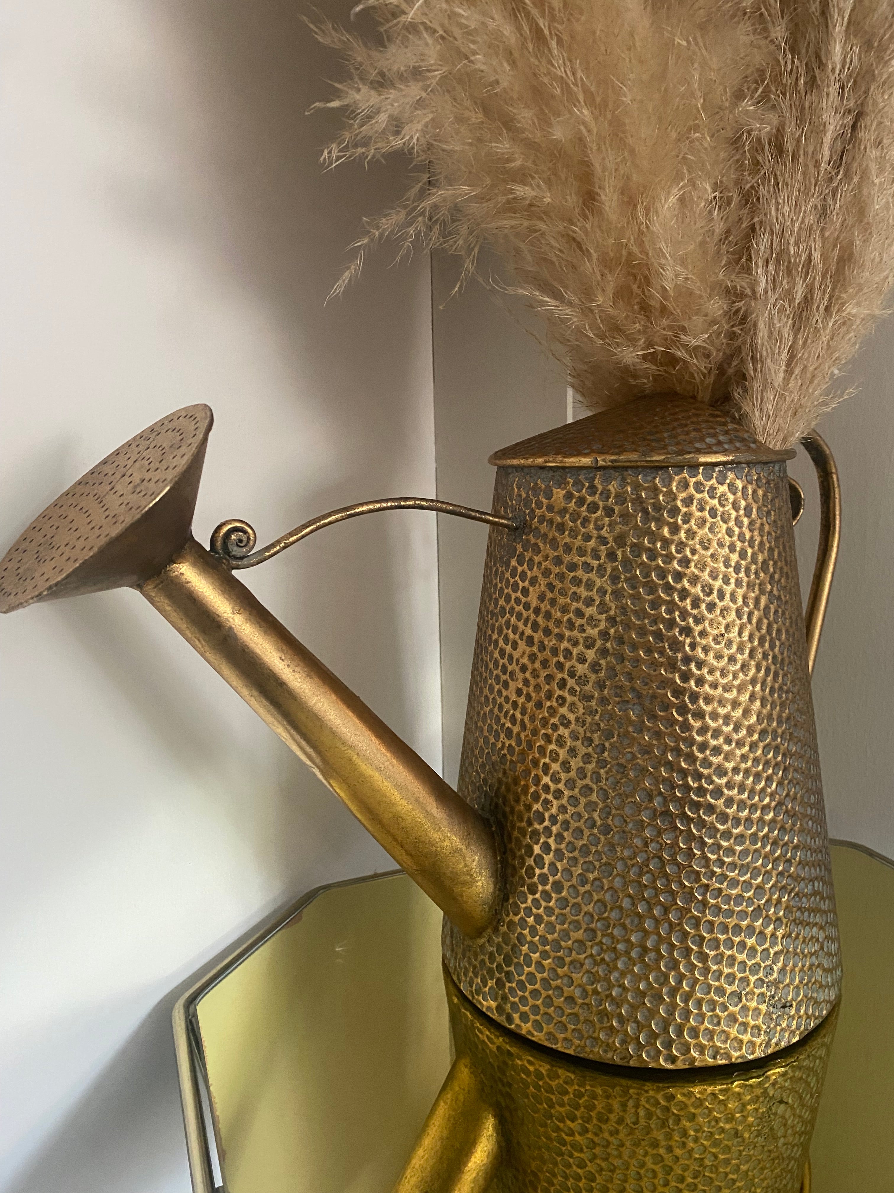Gold Watering Can Vase