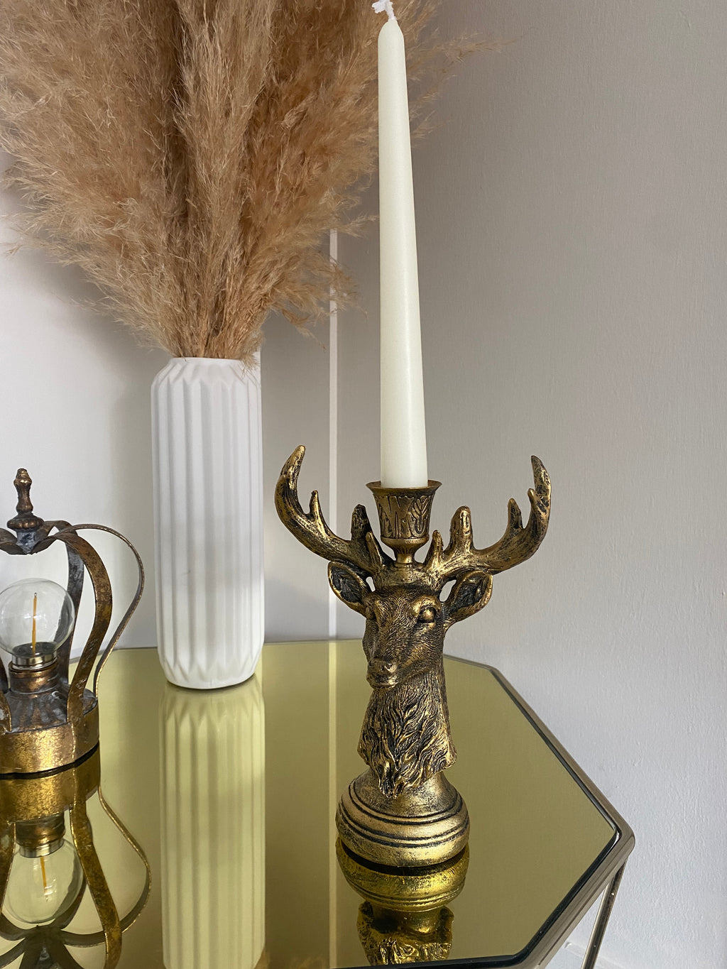 Stag Candlestick Holder