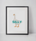 Silly Goose A4 Print