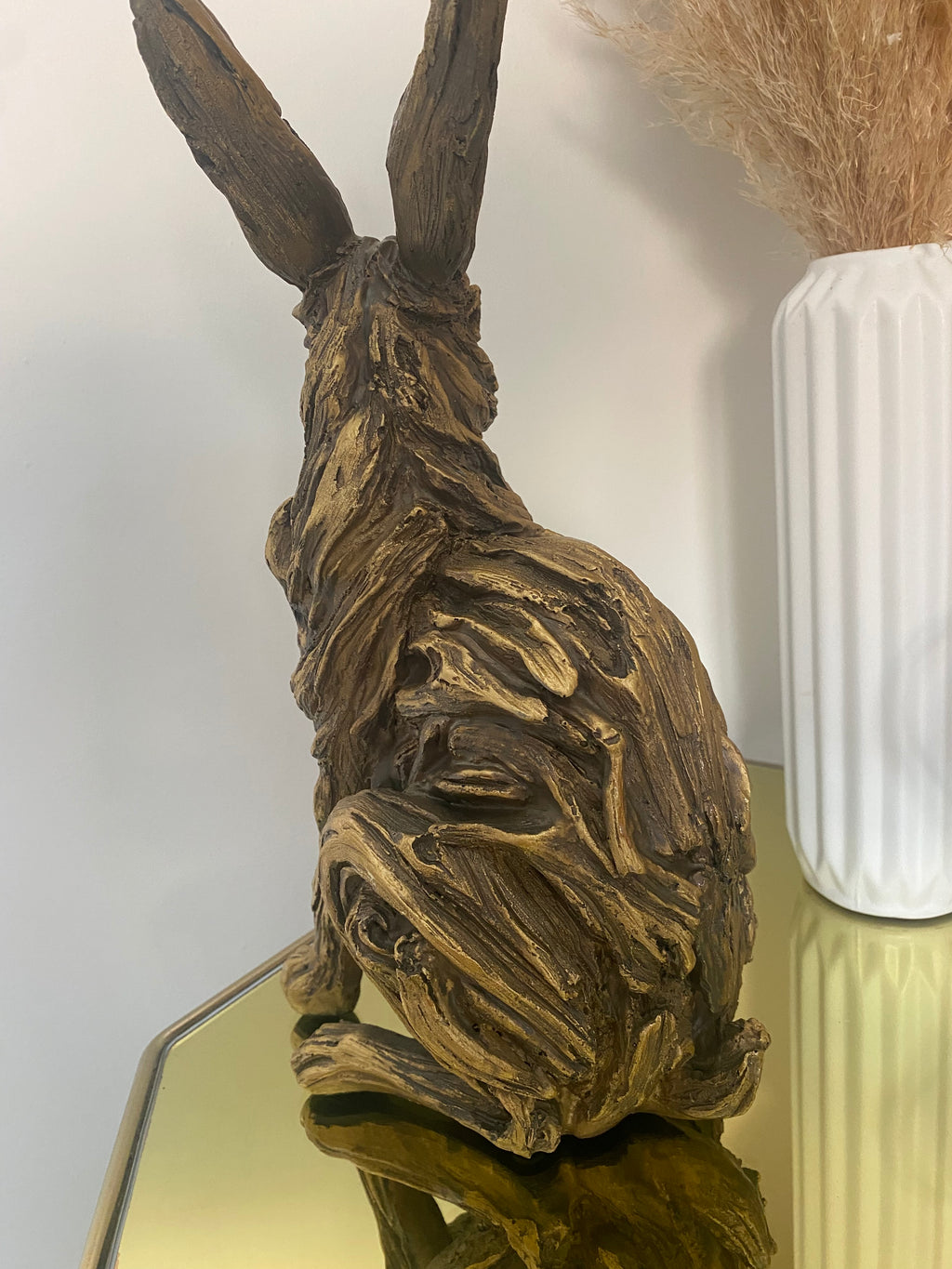 Gold Sculpted Hare