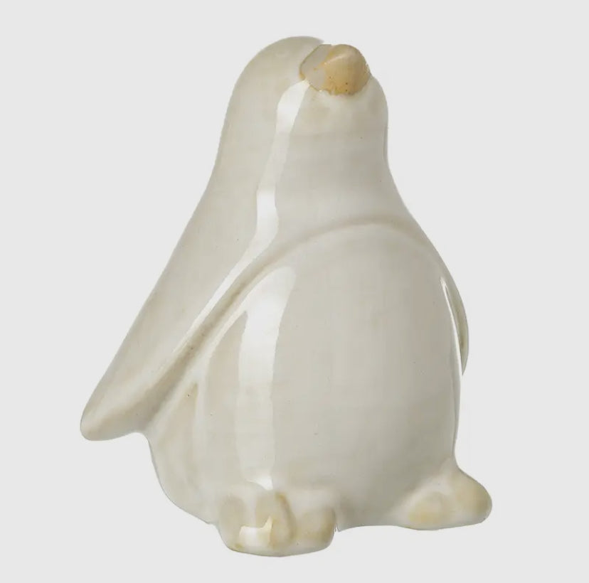 White Ceramic Penguin