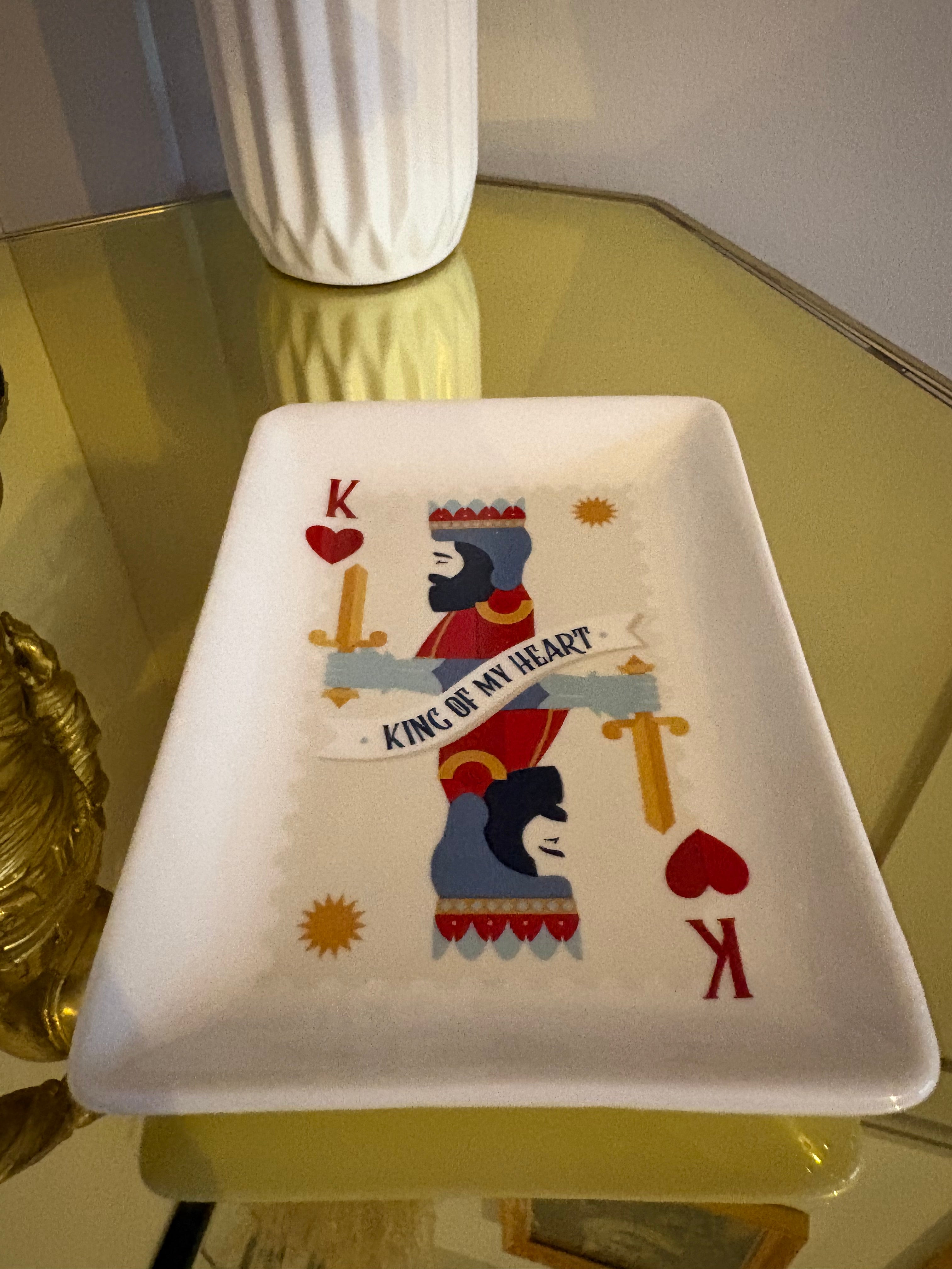 King of My Heart Trinket Dish