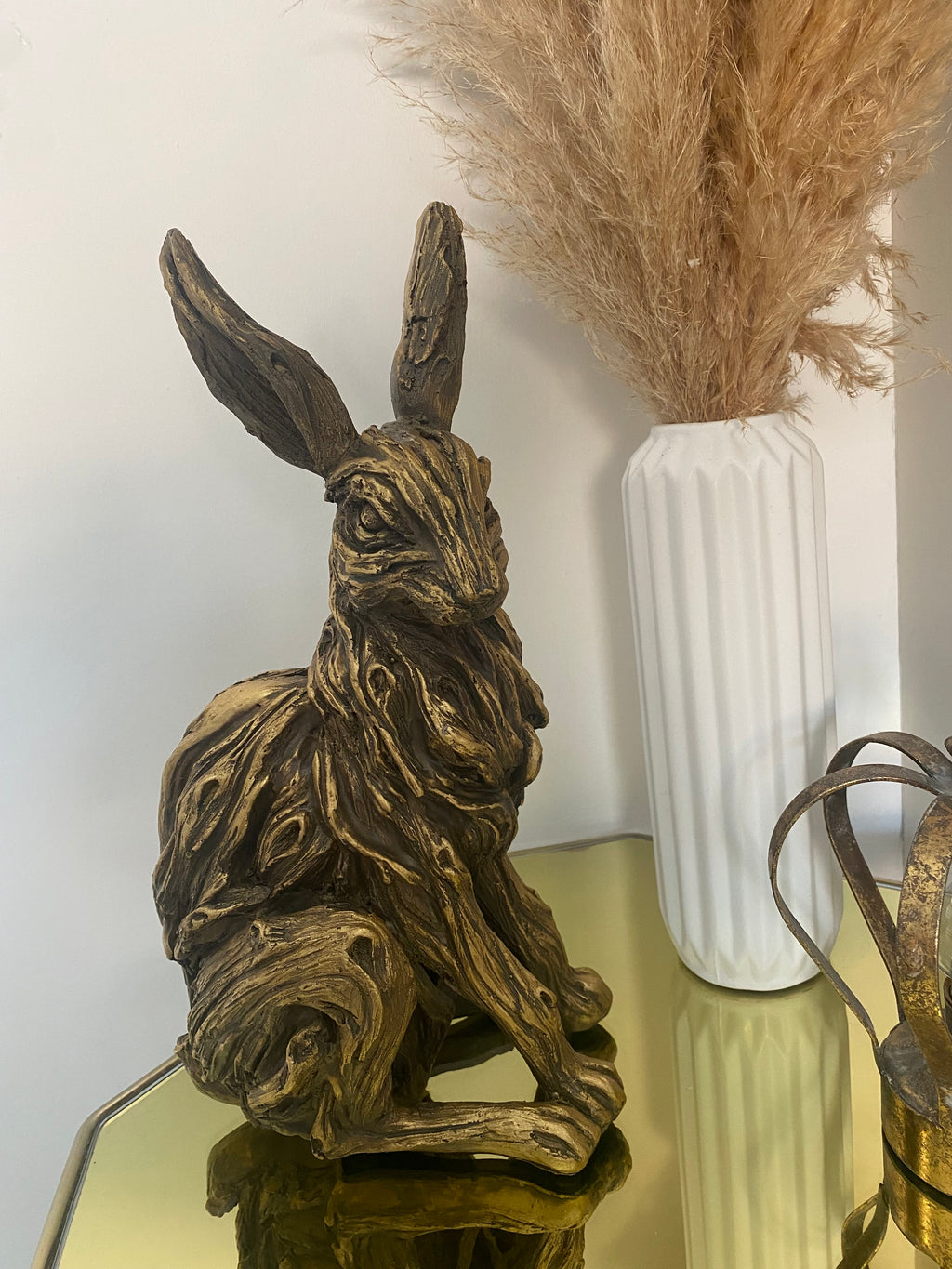 Gold Sculpted Hare