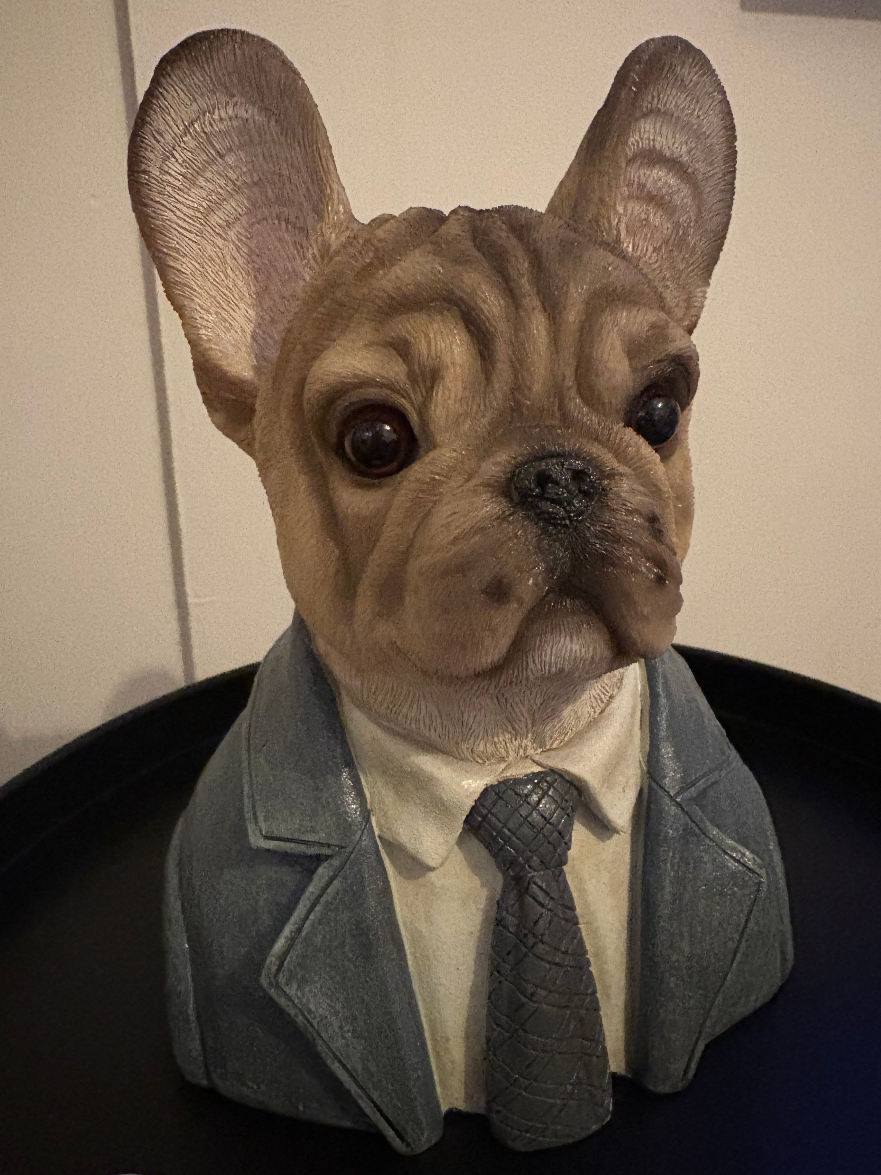 Smart French Bulldog Bust