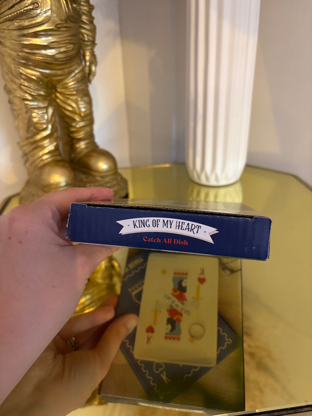 King of My Heart Trinket Dish