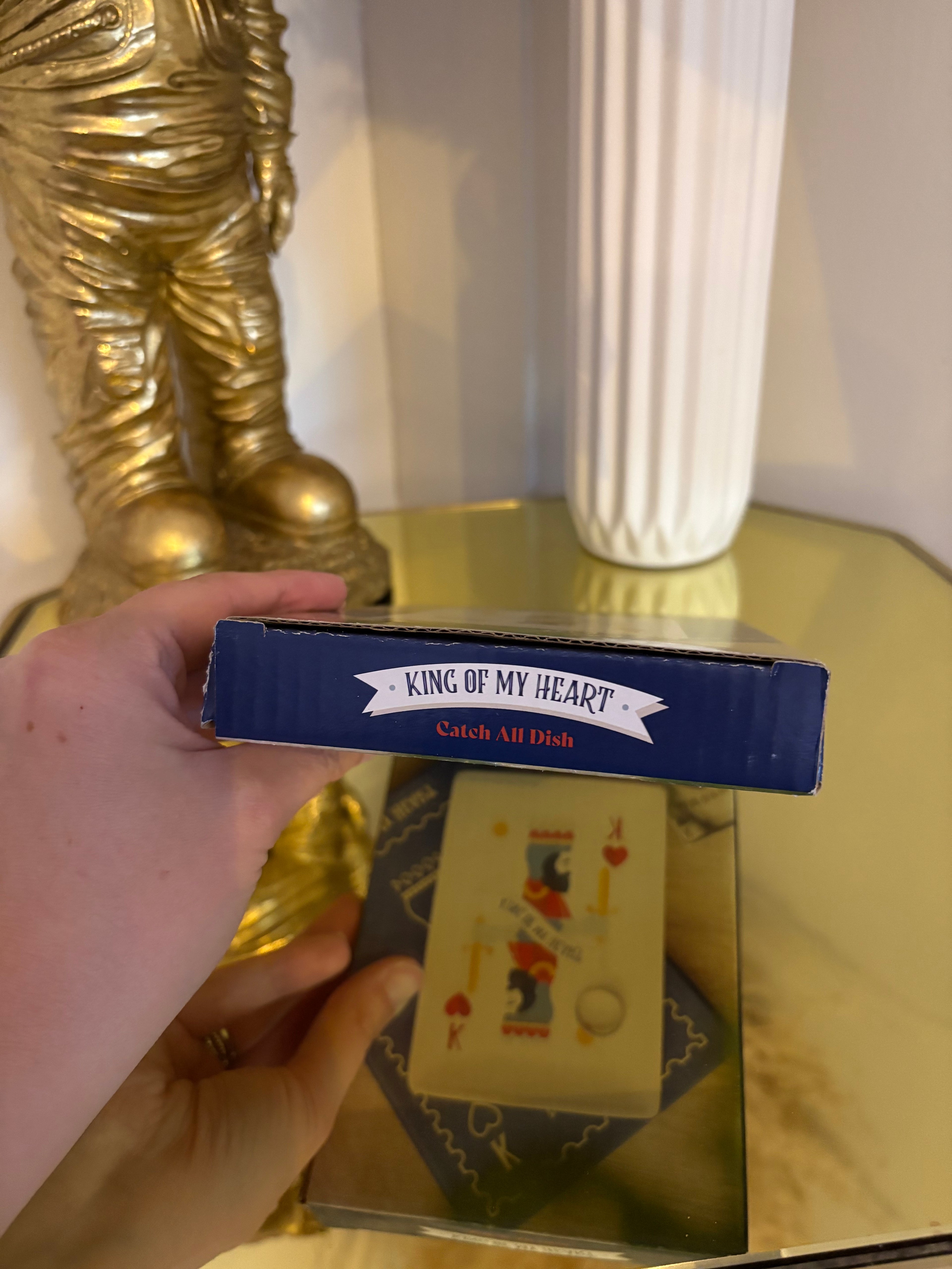 King of My Heart Trinket Dish