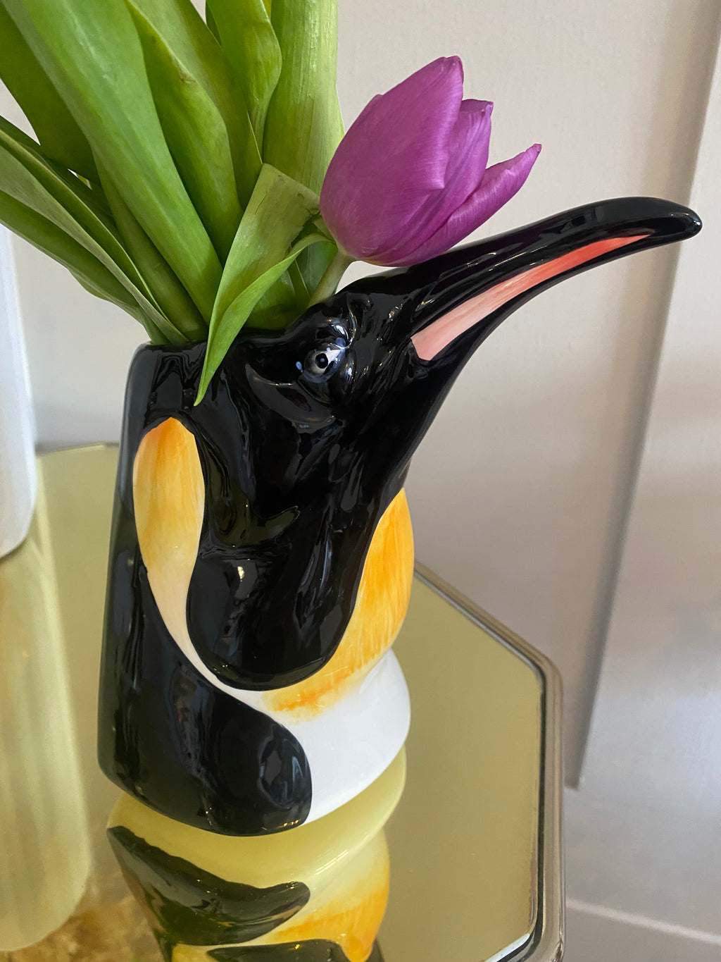 Penguin Wall Sconce Vase