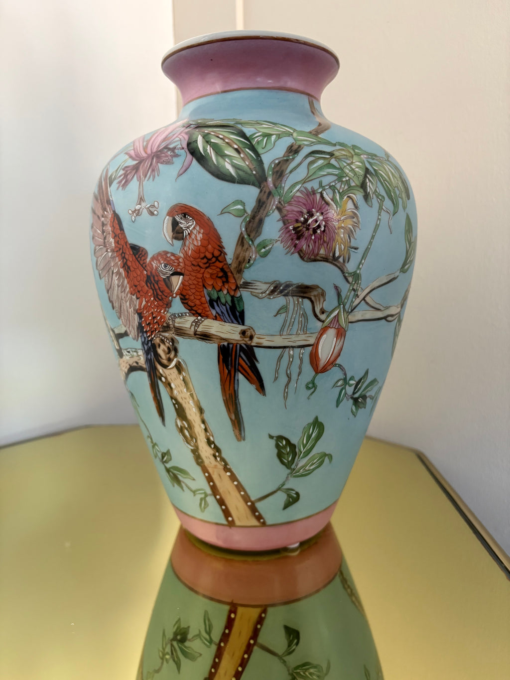 Macaw Tropical Vase