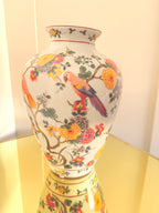 Tropical Birds and Flowers Vase