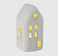 White Ceramic LED House