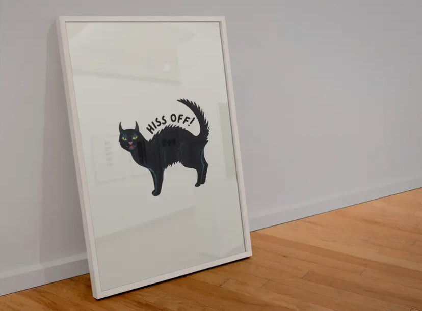 Hiss Off! A4 Print