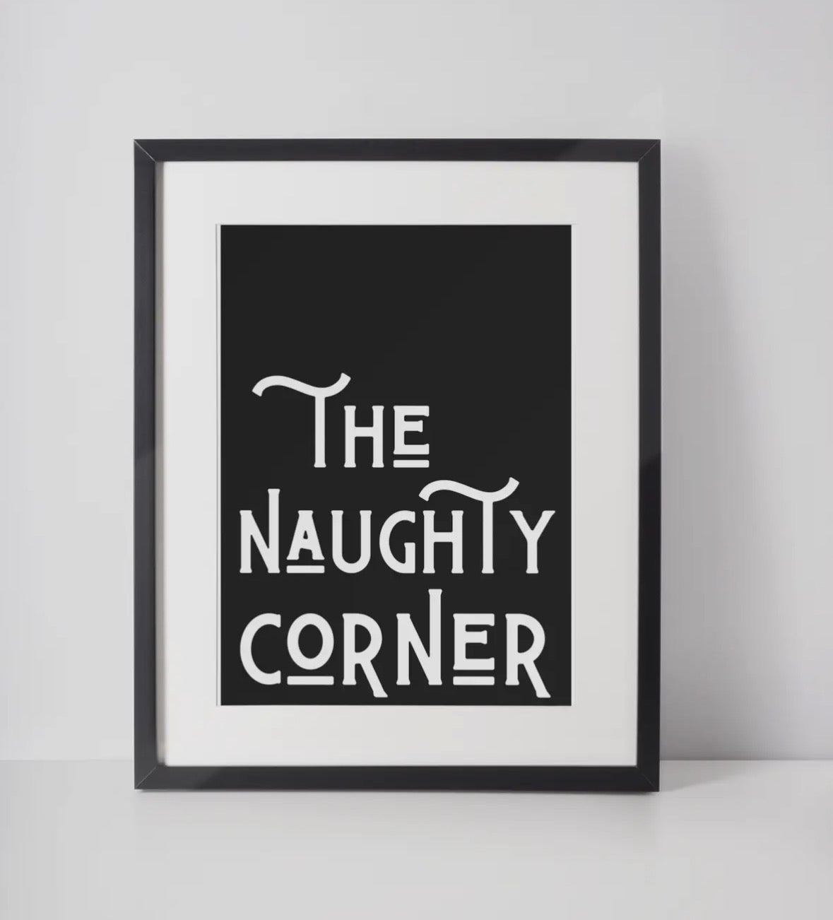 The Naughty Corner A4 Print