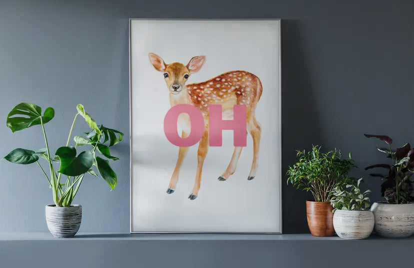 Oh Deer A4 Print