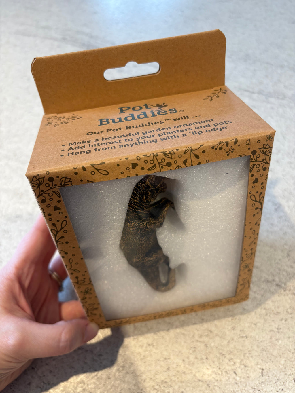 T-Rex Pot Buddies Pot Hanger