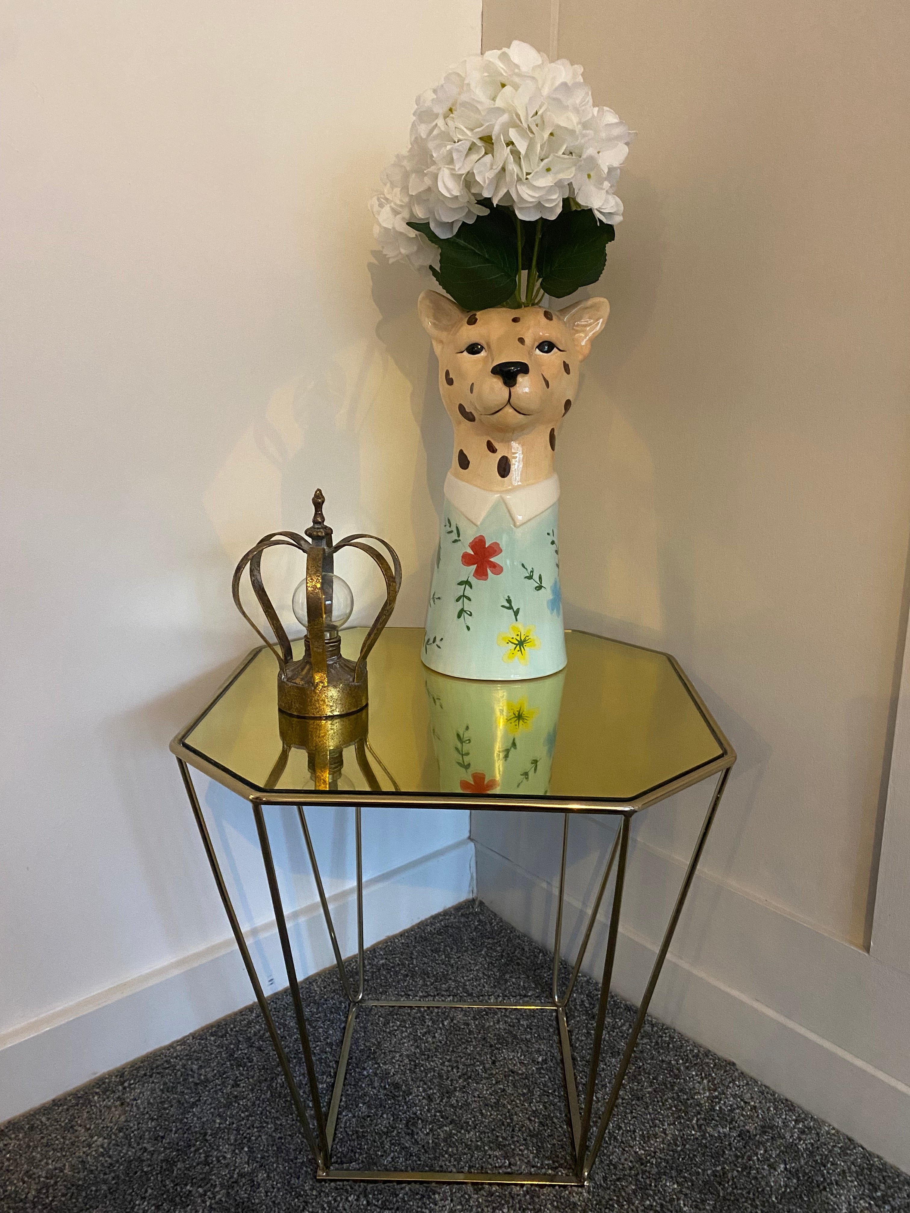 Colourful Leopard Vase