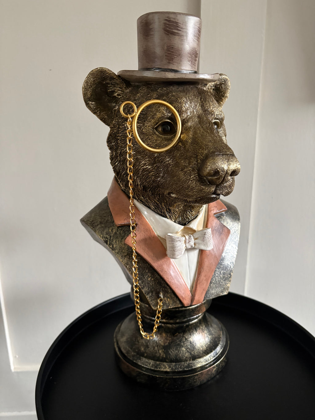 Gold Bear Bust