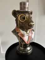 Gold Bear Bust