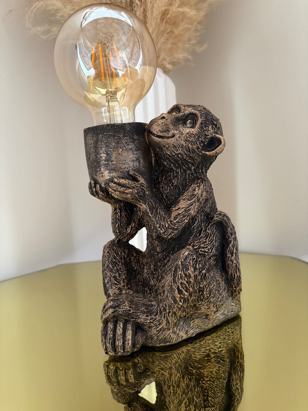 Monkey in Awe Lamp