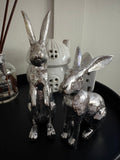 Pair of Silver Rabbits