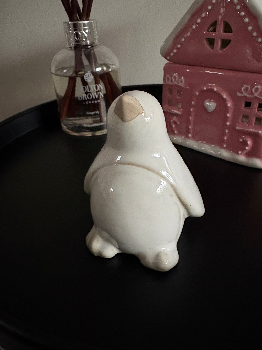 White Ceramic Penguin
