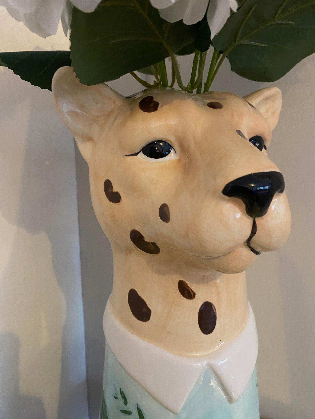 Colourful Leopard Vase