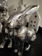 Pair of Silver Rabbits
