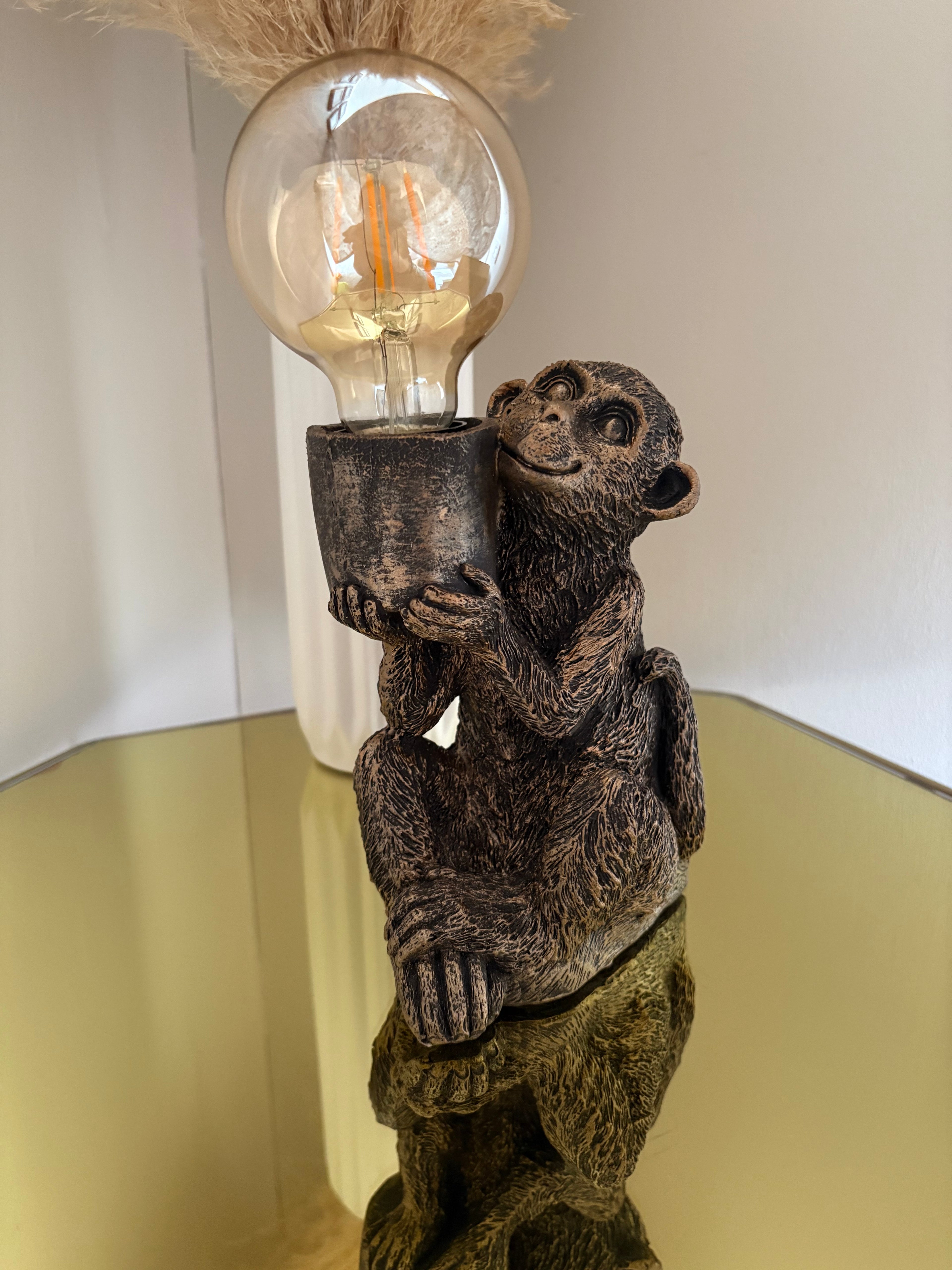 Monkey in Awe Lamp