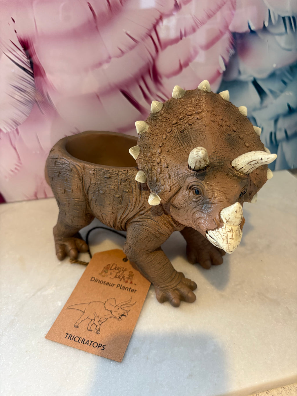 Triceratops Plant Pot