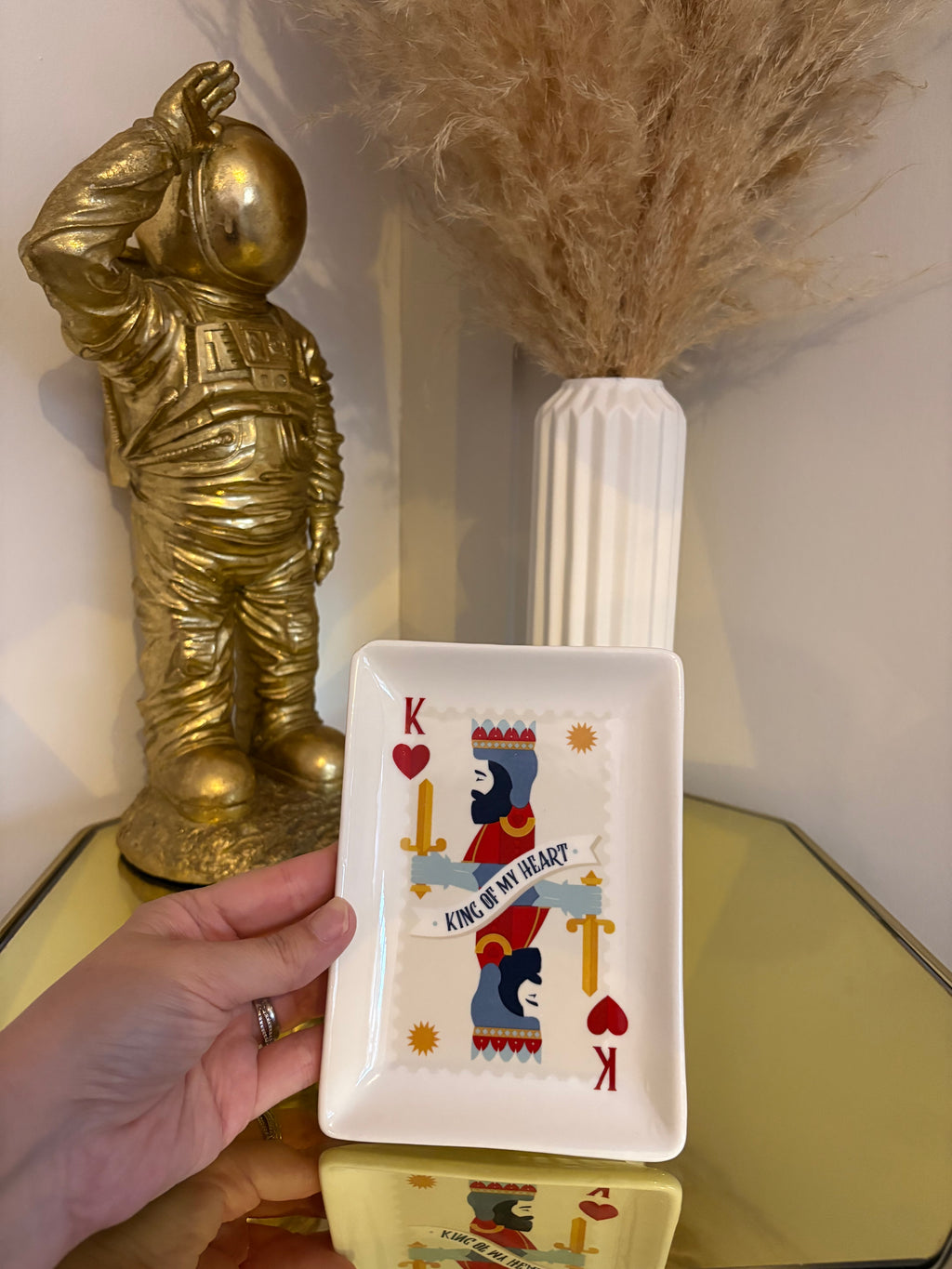 King of My Heart Trinket Dish