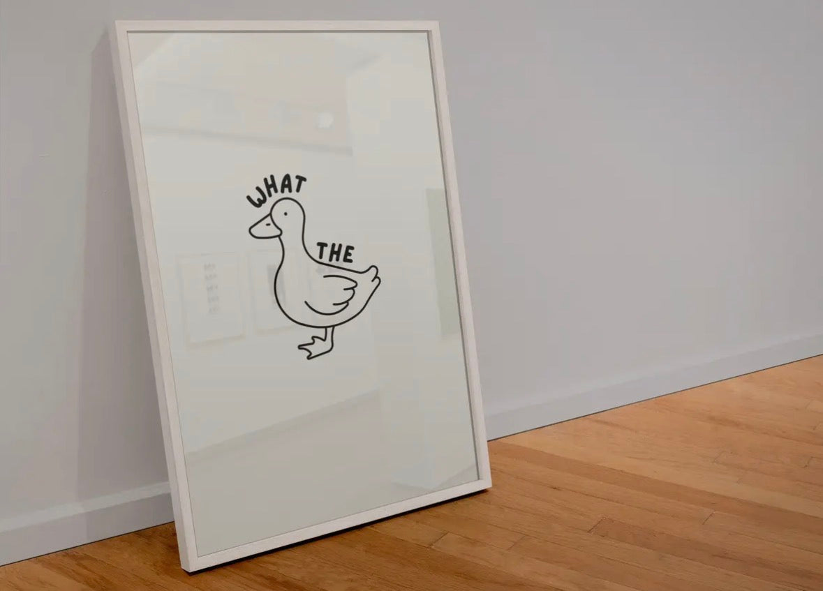What the Duck? A4 Print