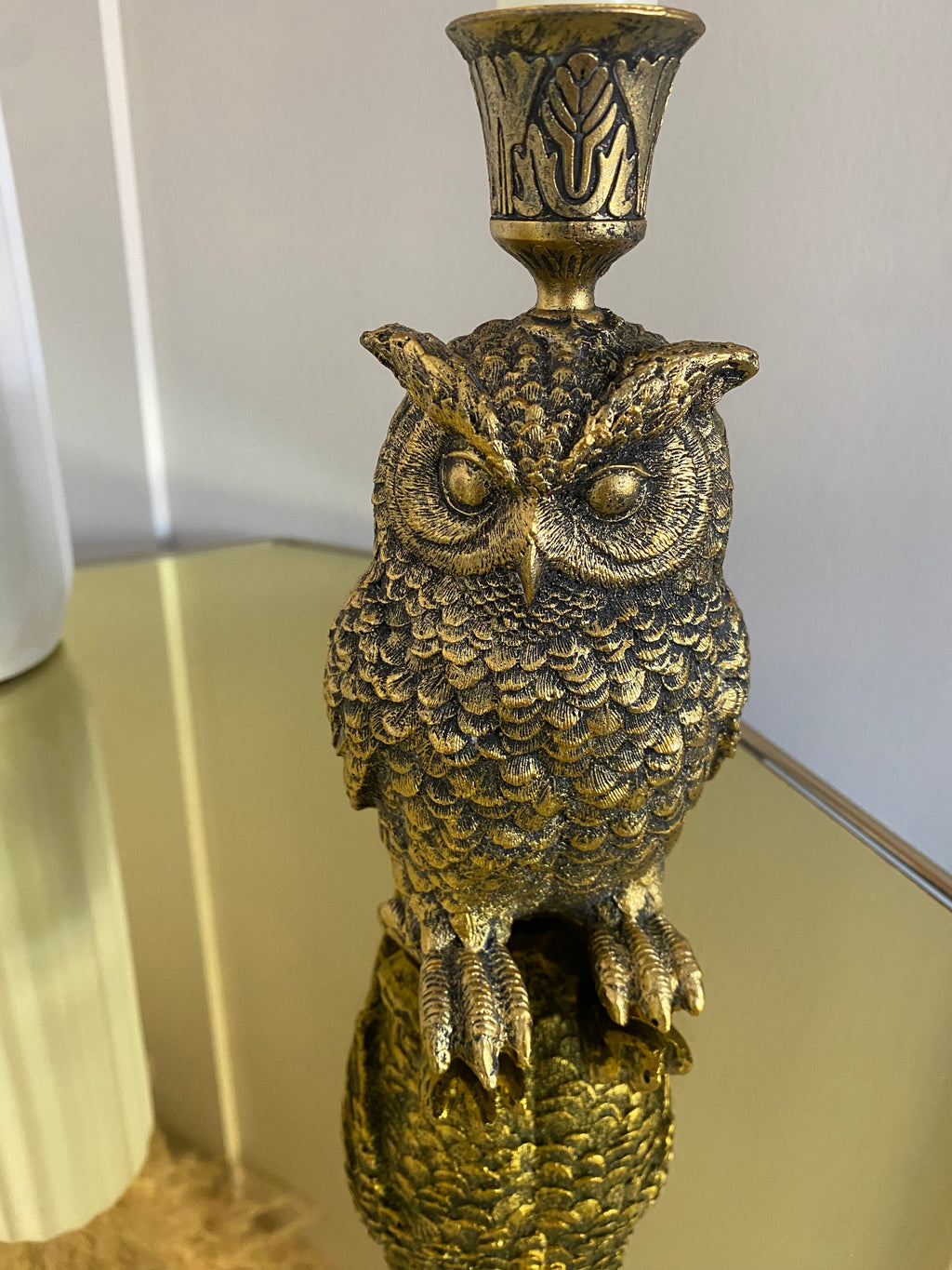 Owl Candlestick Holder