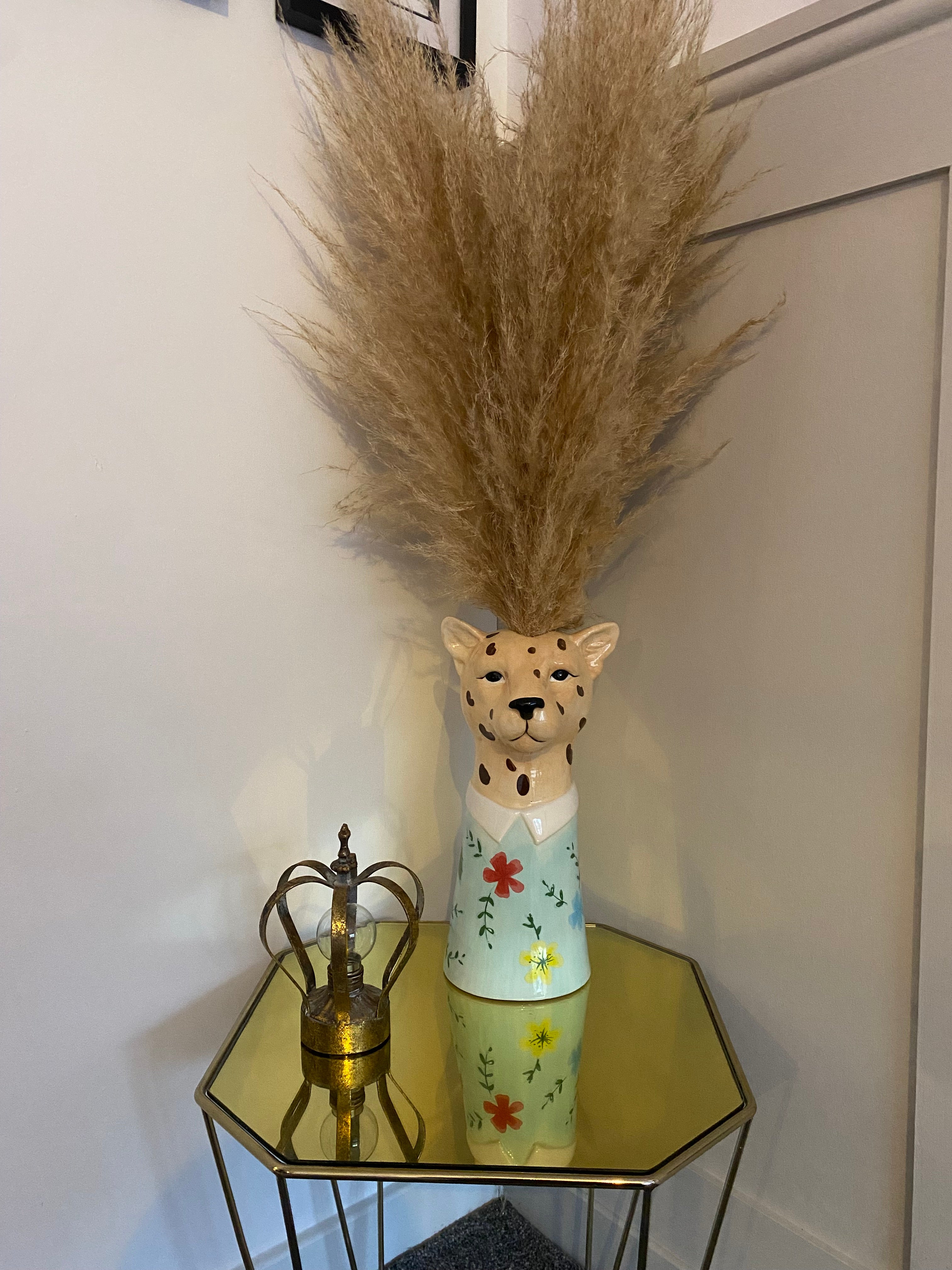 Colourful Leopard Vase