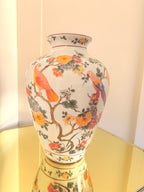 Tropical Birds and Flowers Vase