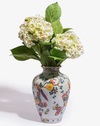 Tropical Birds and Flowers Vase