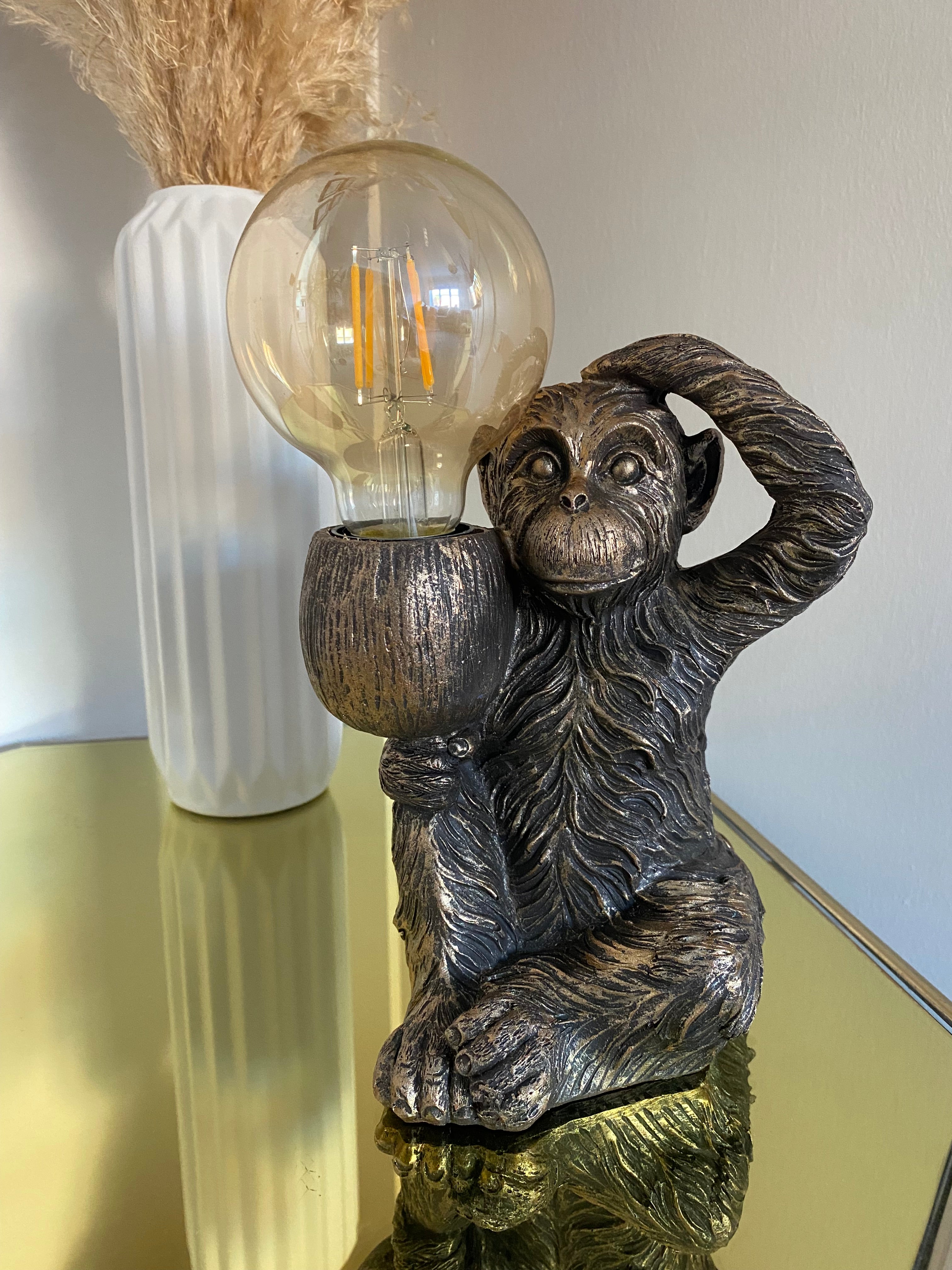 Curious Monkey Lamp