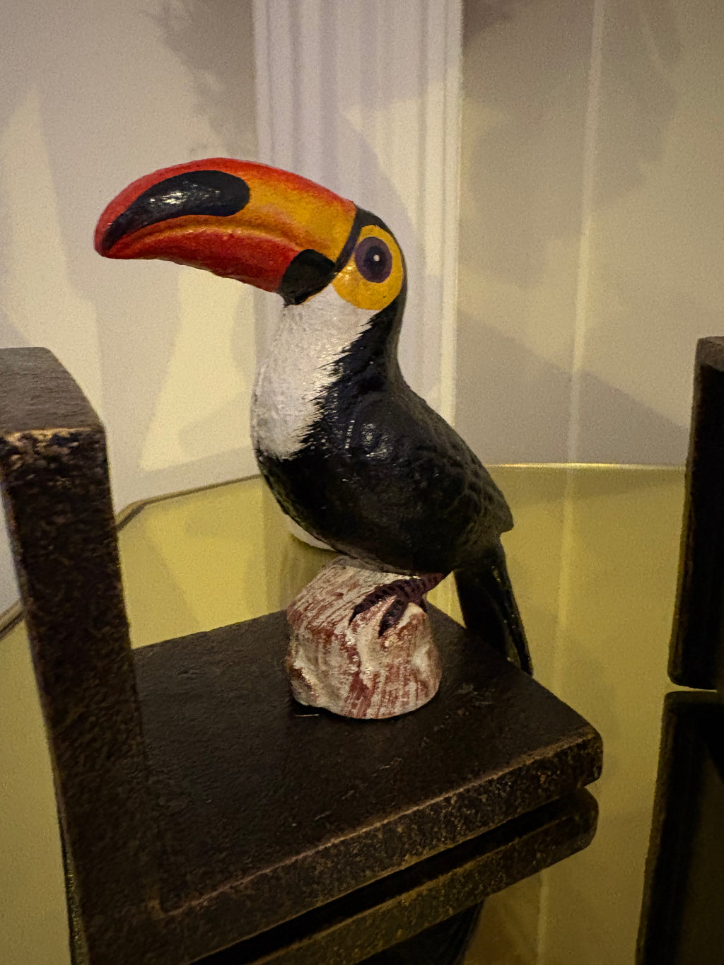 Toucan Book Ends, Cast Iron