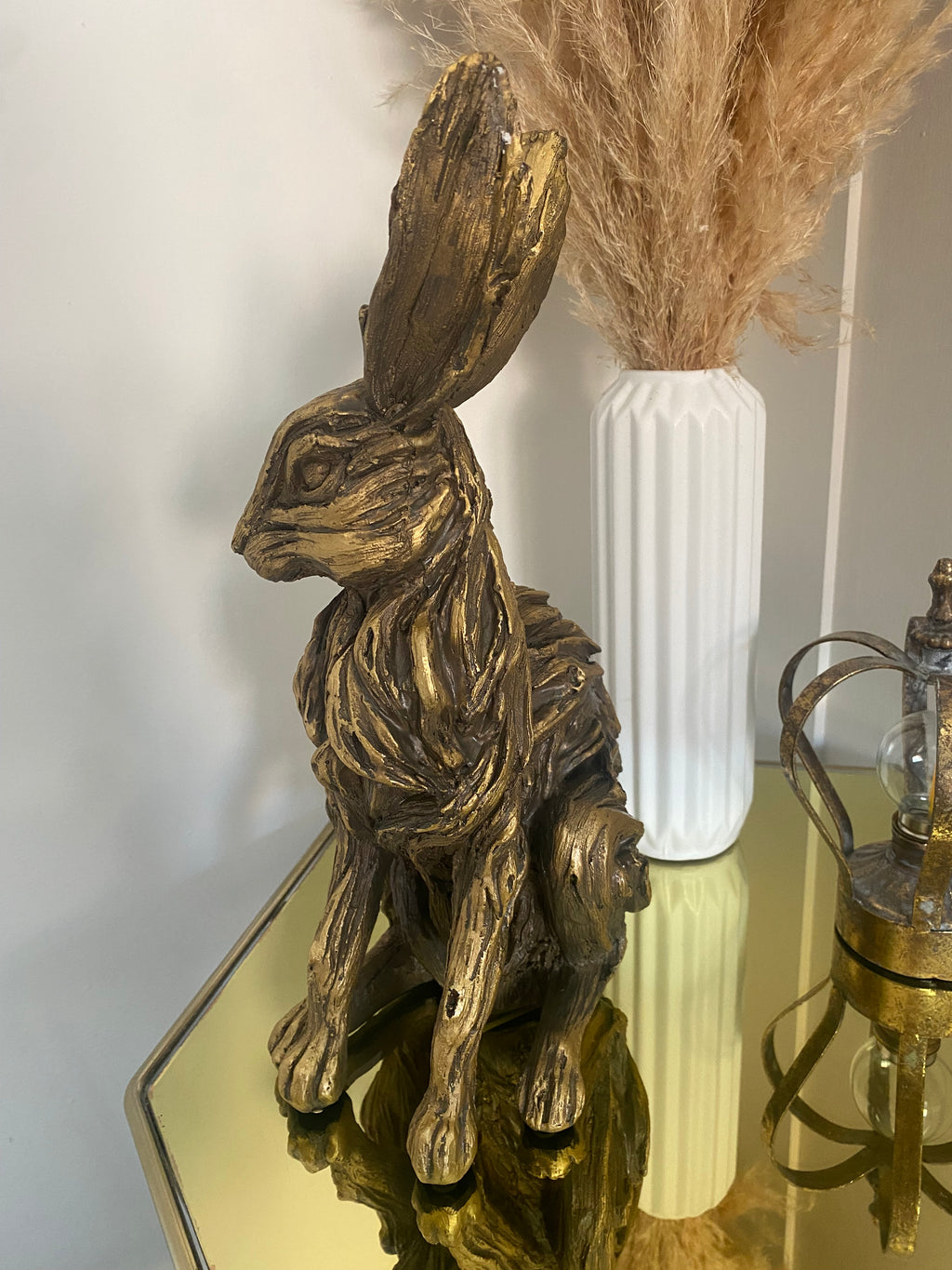Gold Sculpted Hare