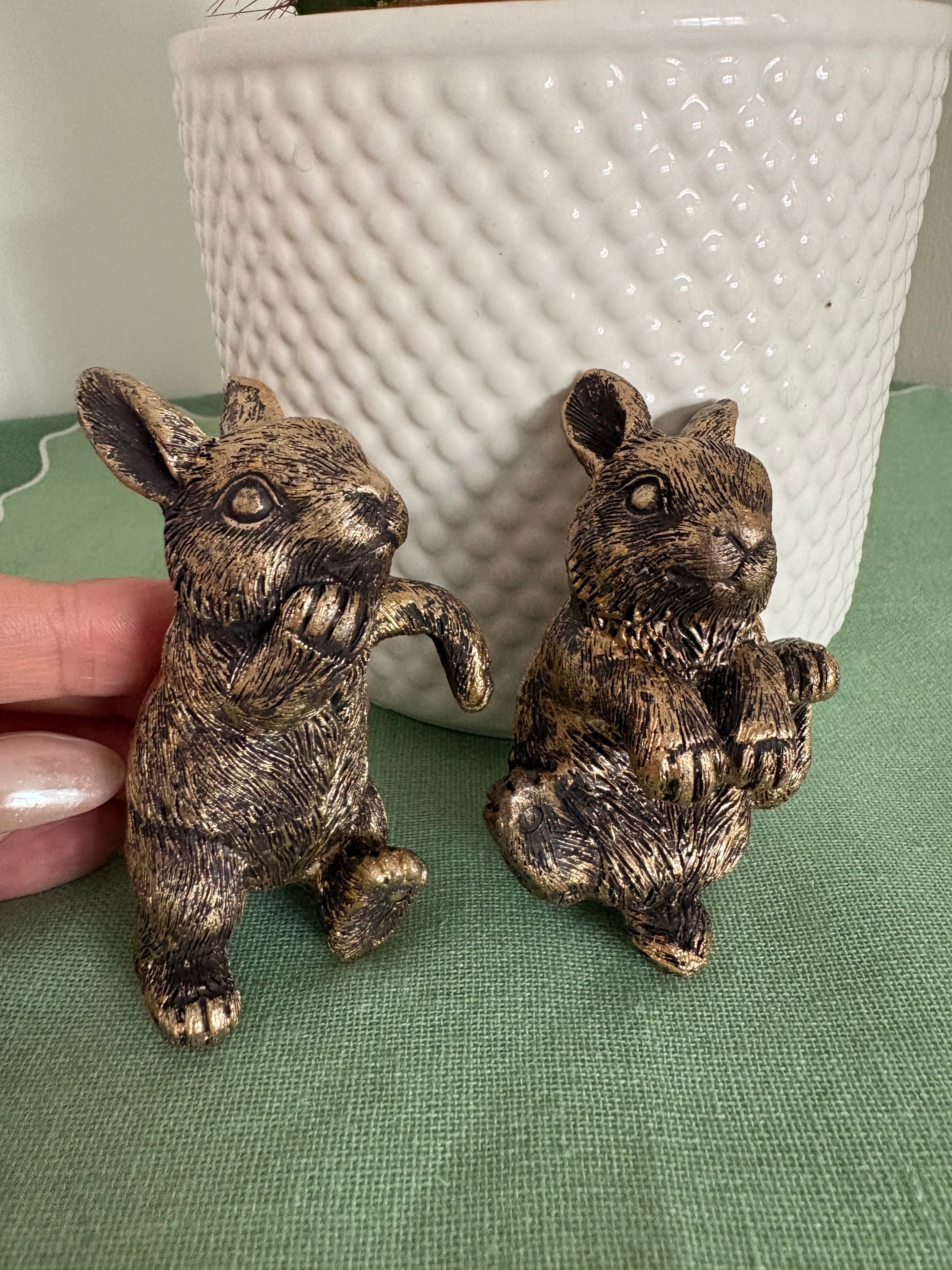 Pair of Bunny Pot Hangers