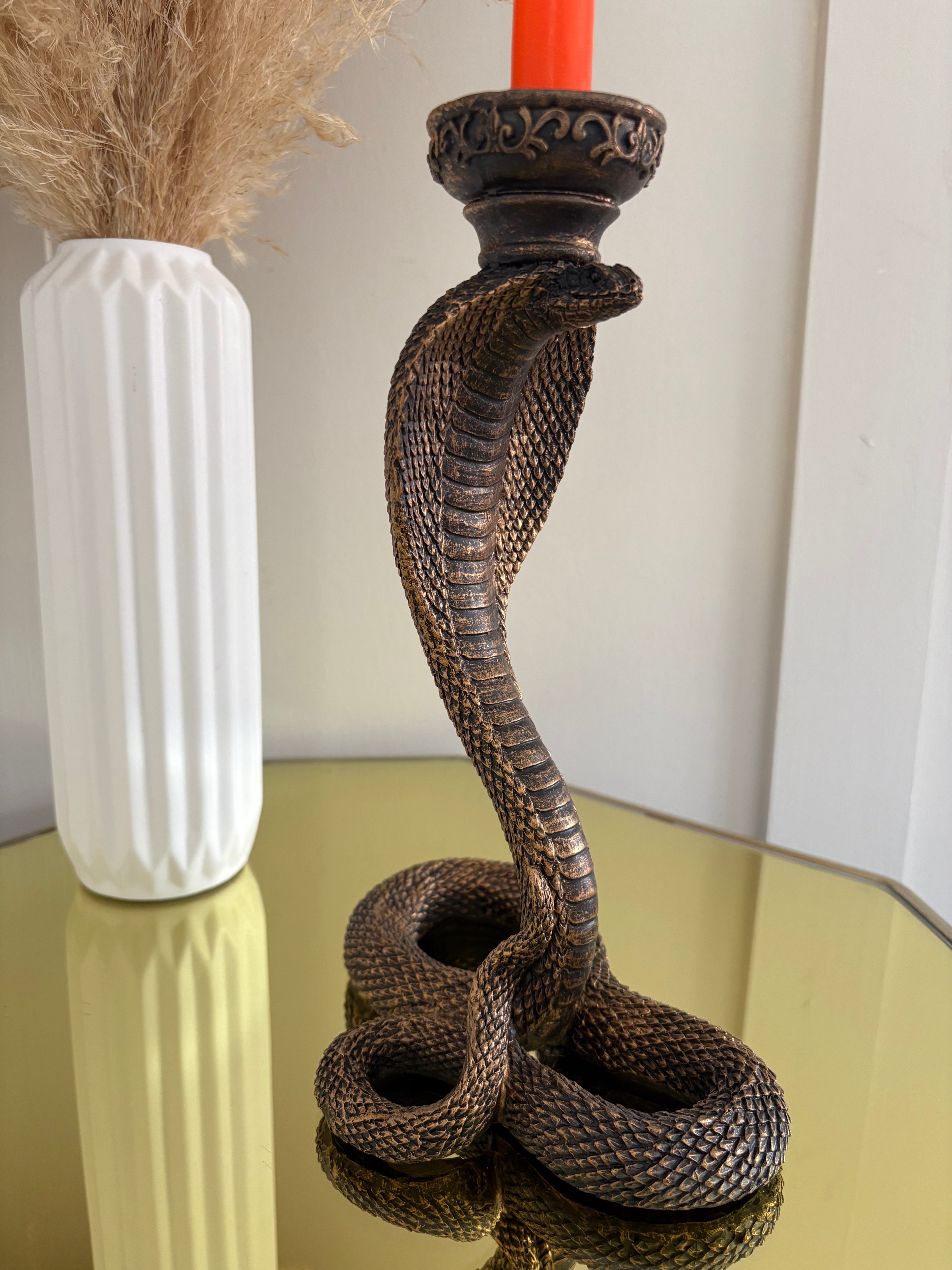 Cobra Candlestick Holder