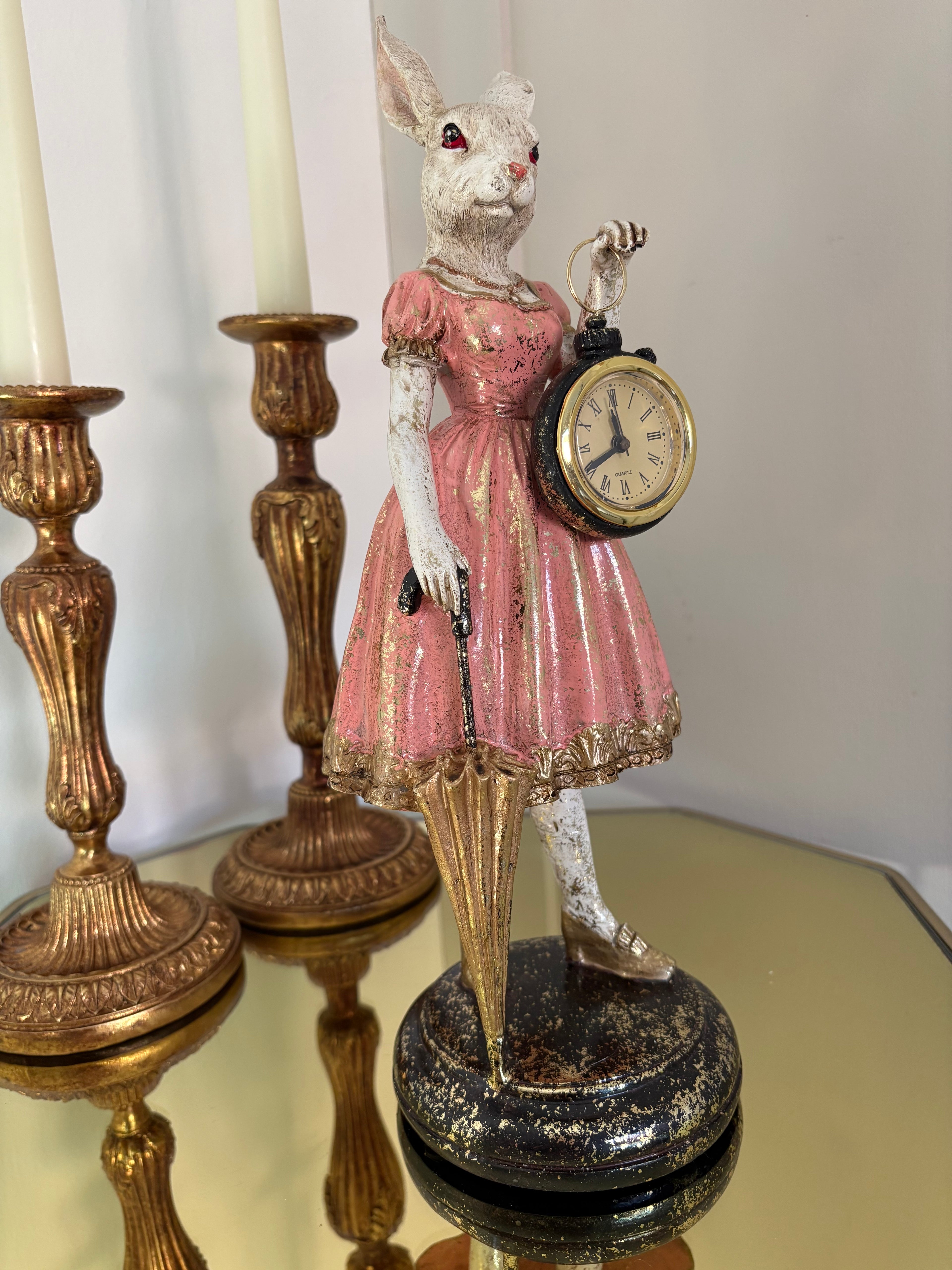 Lady Rabbit Clock