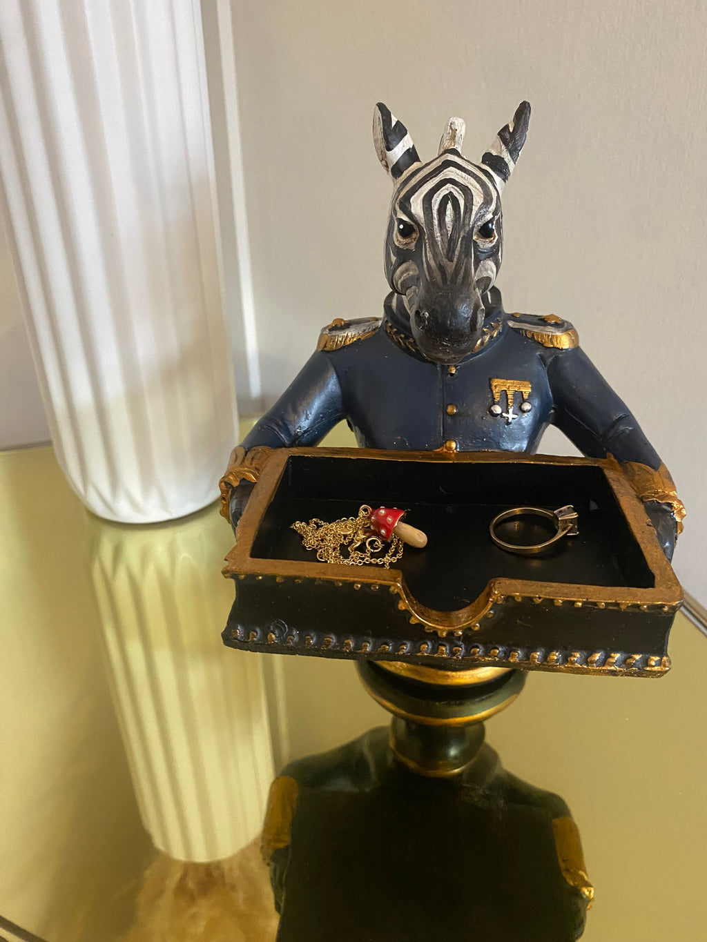 Zebra Trinket Tray