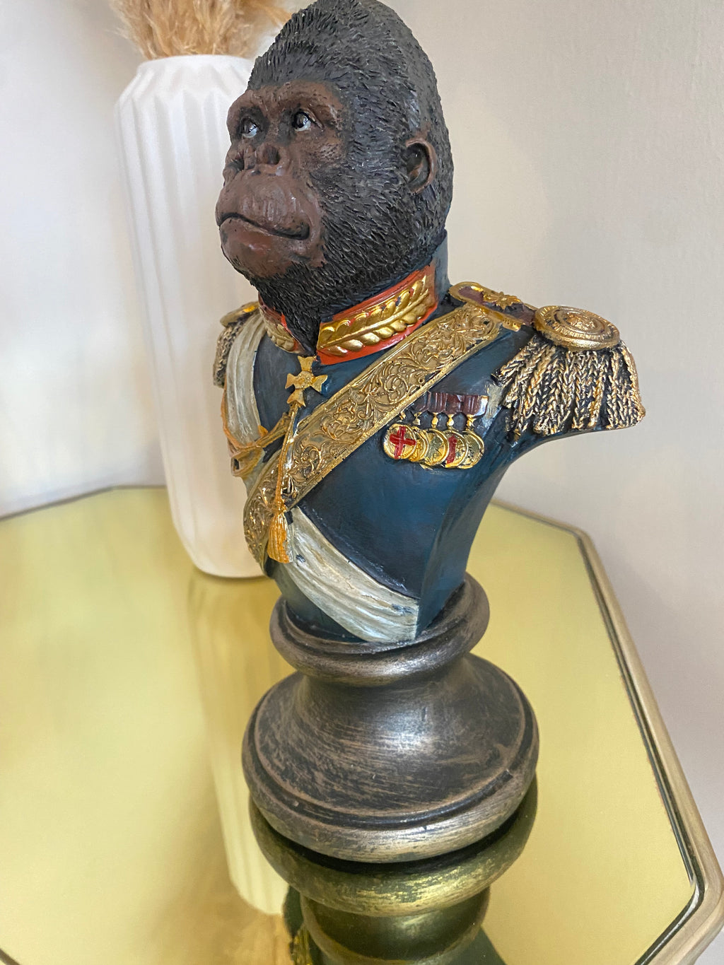 Gorilla in Blue Uniform