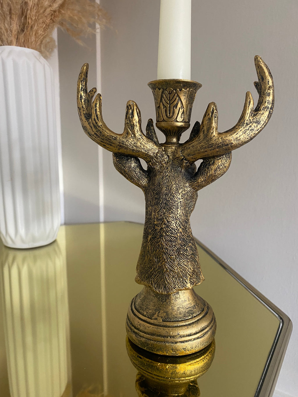 Stag Candlestick Holder