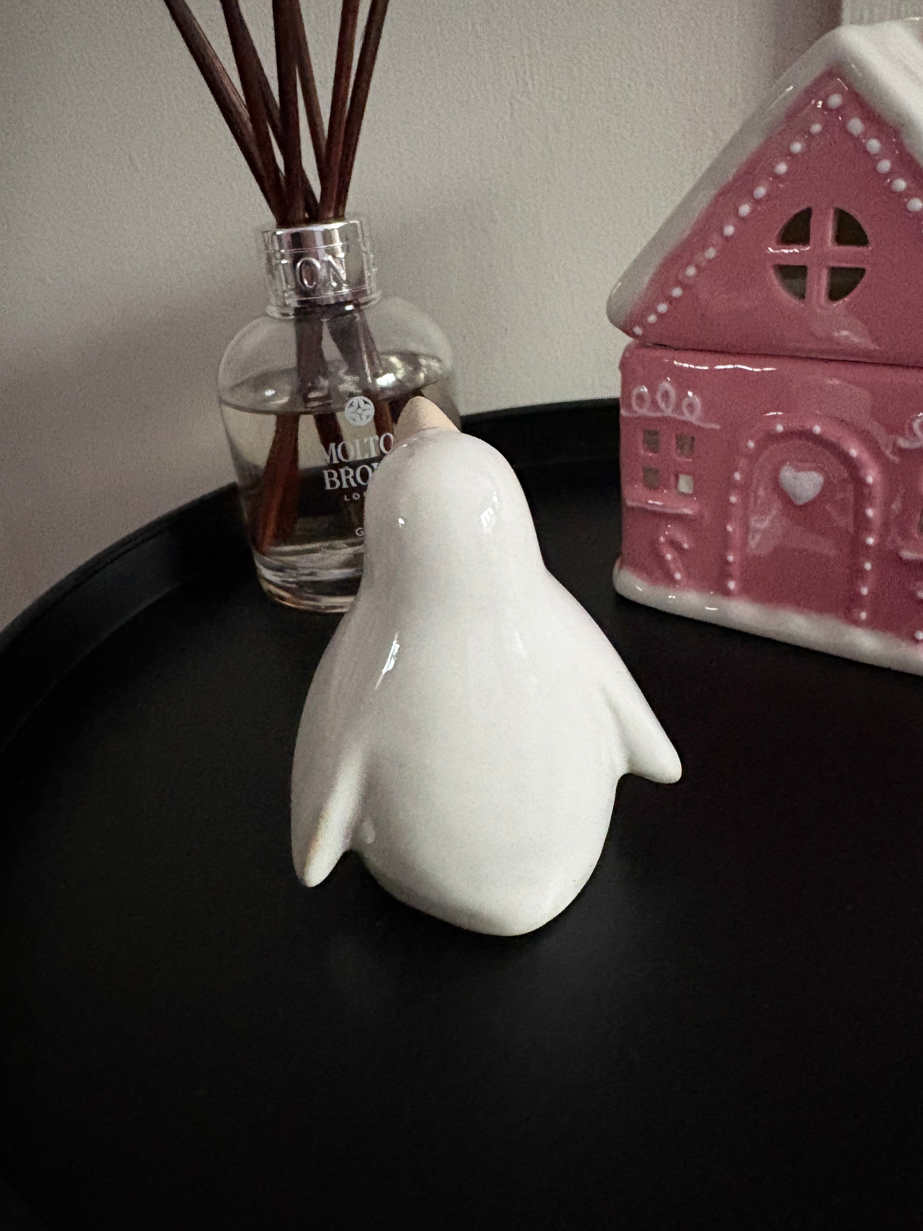 White Ceramic Penguin
