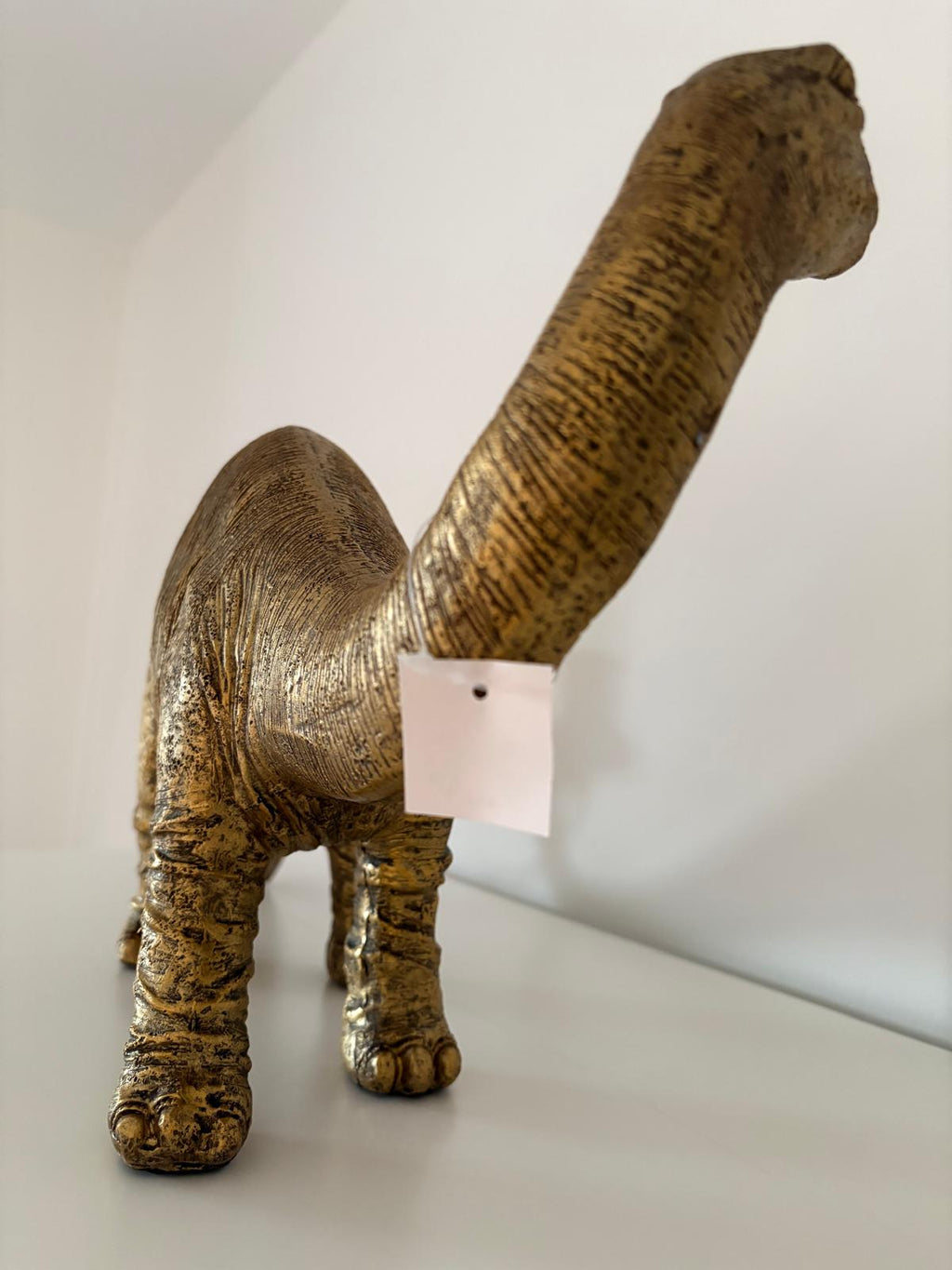 Antique Gold Brontosaurus Table Lamp