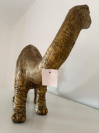 Antique Gold Brontosaurus Table Lamp