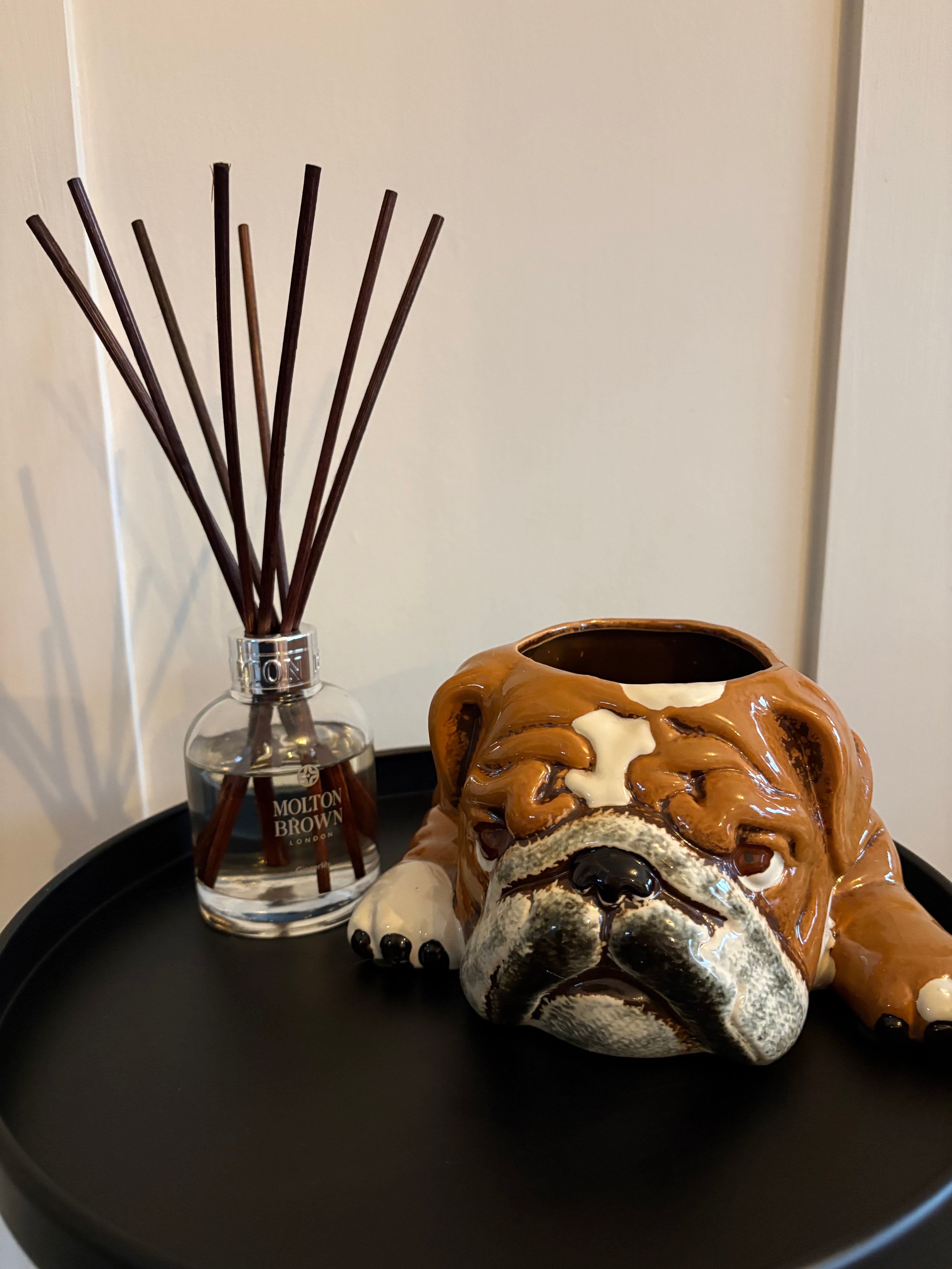 British Bulldog Plant Pot