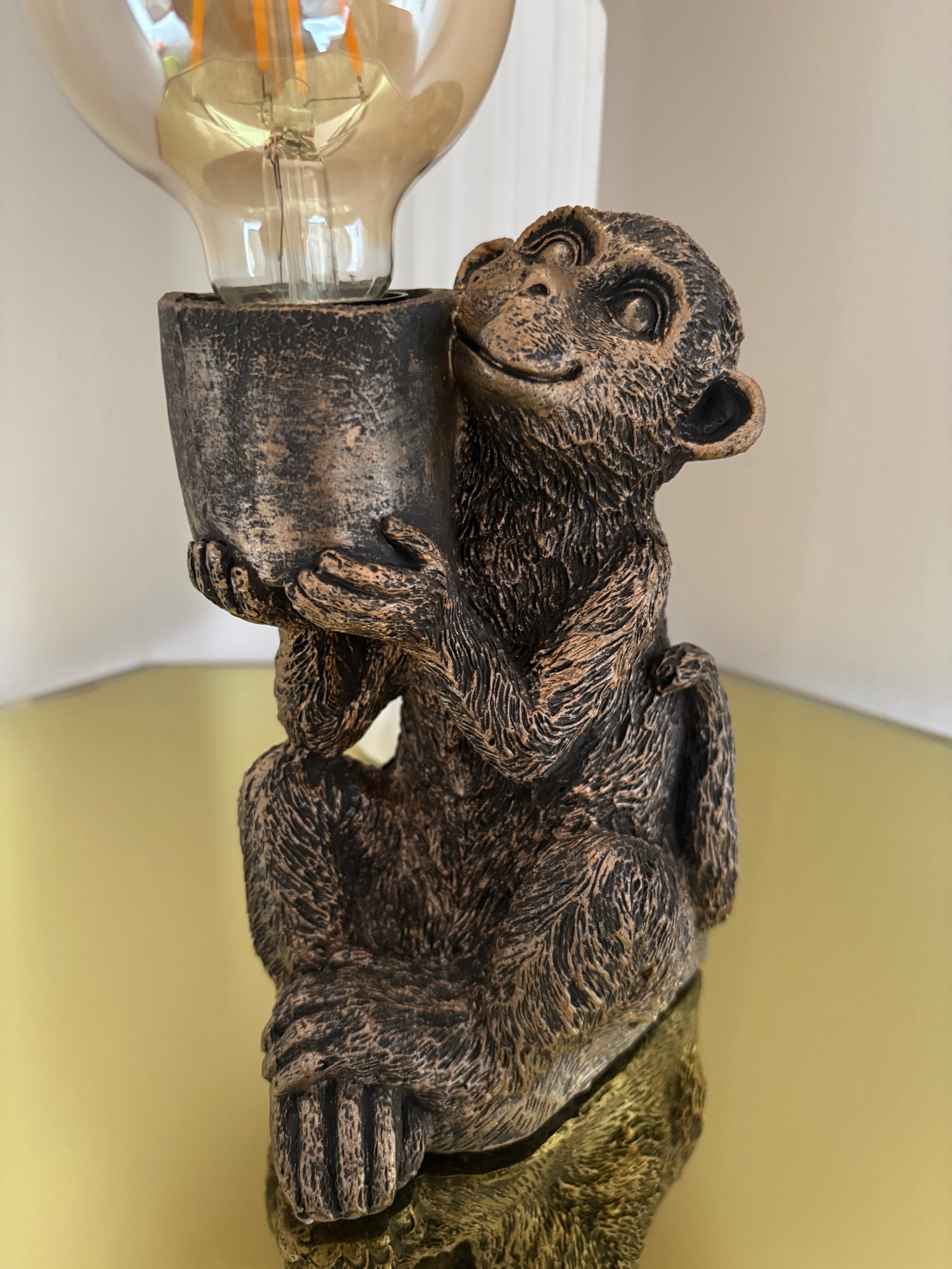 Monkey in Awe Lamp