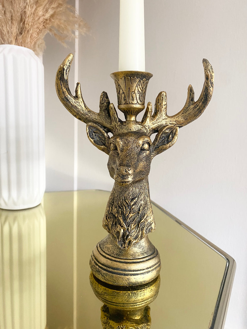 Stag Candlestick Holder