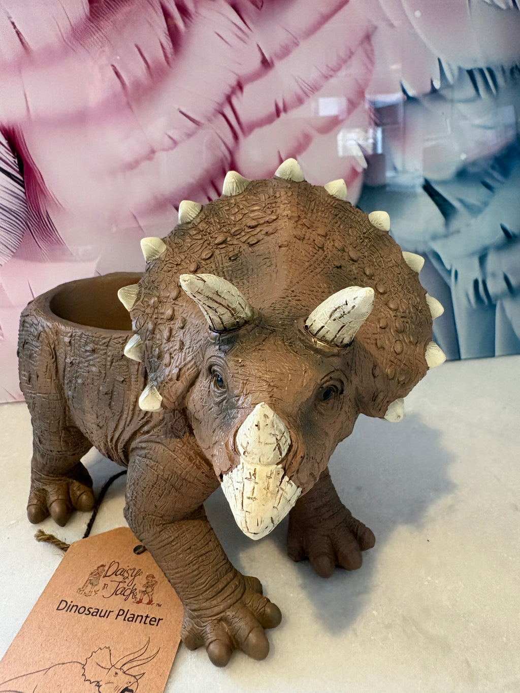 Triceratops Plant Pot
